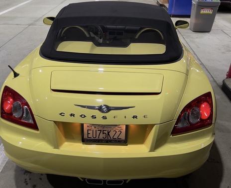 Yellow 2005 Chrysler Crossfire Limited