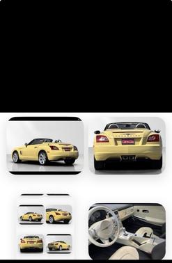 Yellow 2005 Chrysler Crossfire Limited