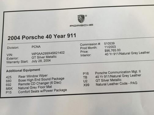 2004 Porsche 911 Carrera