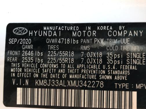 2021 Hyundai TUCSON SEL