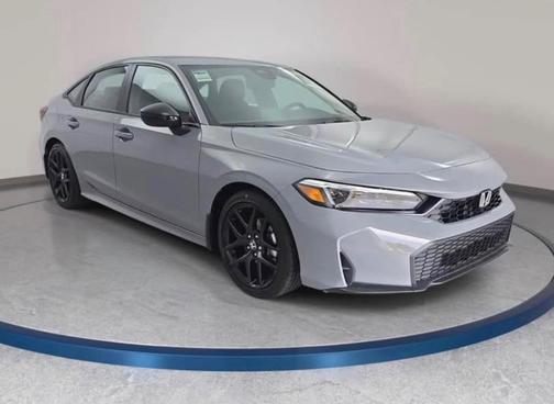 Gray 2025 Honda Civic Sport