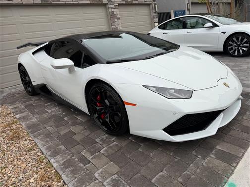 White 2015 Lamborghini Huracan LP610-4