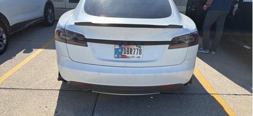 White 2014 Tesla Model S P85D