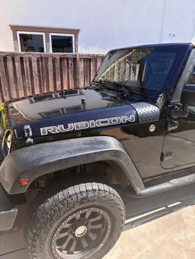 Black 2007 Jeep Wrangler Rubicon