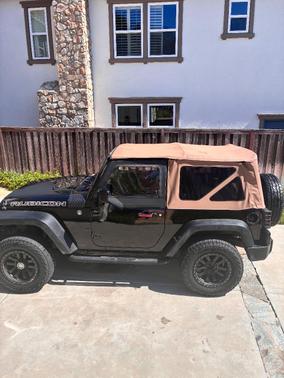 Black 2007 Jeep Wrangler Rubicon