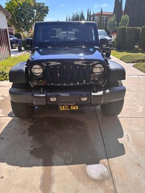 Black 2007 Jeep Wrangler Rubicon