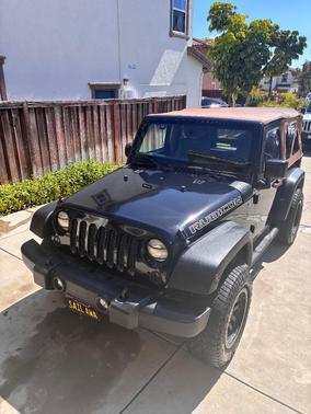 Black 2007 Jeep Wrangler Rubicon