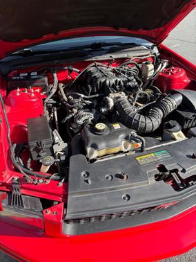Red 2009 Ford Mustang Premium