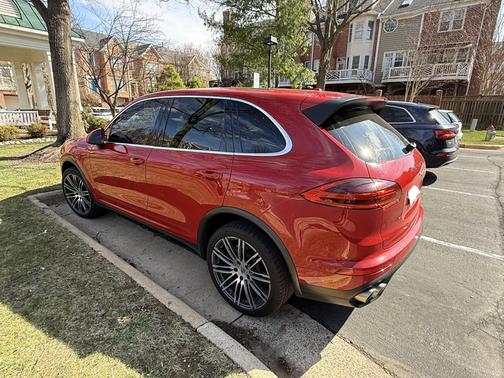 Red 2015 Porsche Cayenne Cayenne S
