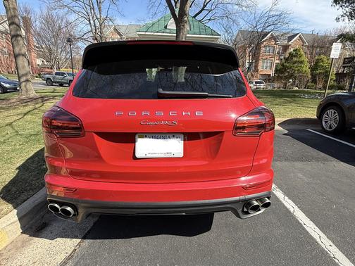Red 2015 Porsche Cayenne Cayenne S