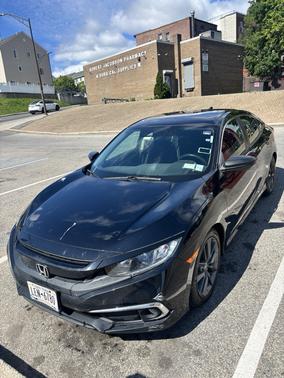 Black 2019 Honda Civic EX