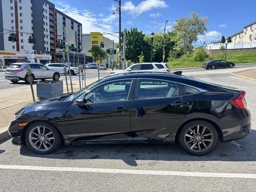 Black 2019 Honda Civic EX