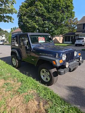 Blue 2006 Jeep Wrangler Rubicon