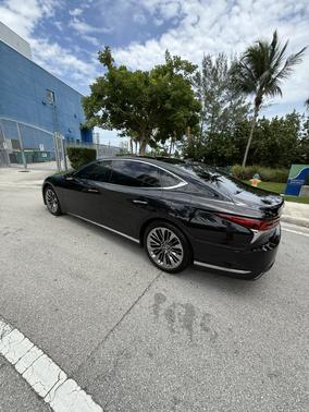 Black 2018 Lexus LS 500 Base