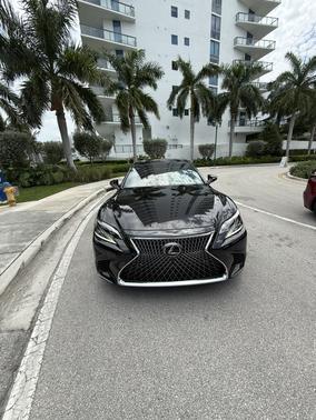 Black 2018 Lexus LS 500 Base
