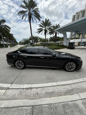 Black 2018 Lexus LS 500 Base