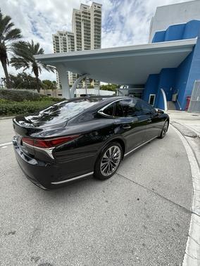 Black 2018 Lexus LS 500 Base