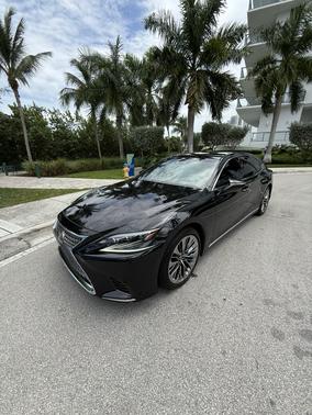 Black 2018 Lexus LS 500 Base