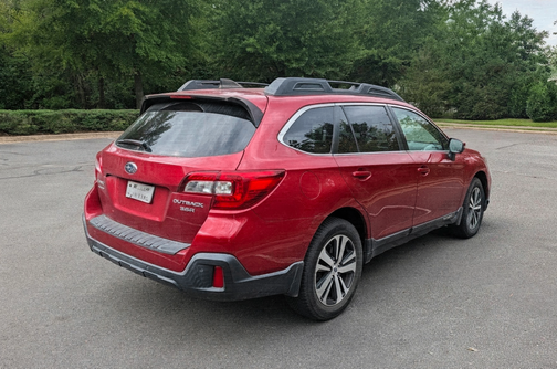 Red 2018 Subaru Outback 3.6R Limited