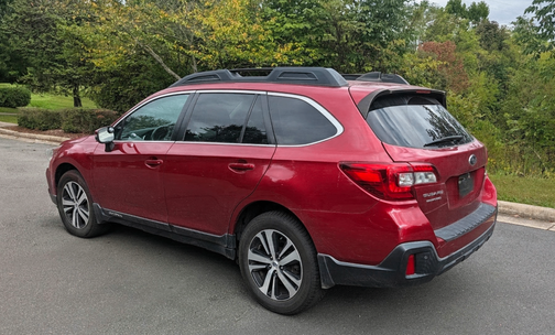 Red 2018 Subaru Outback 3.6R Limited