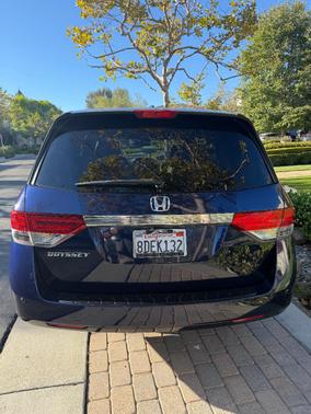 Blue 2015 Honda Odyssey EX-L