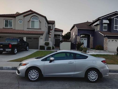 Silver 2015 Honda Civic LX