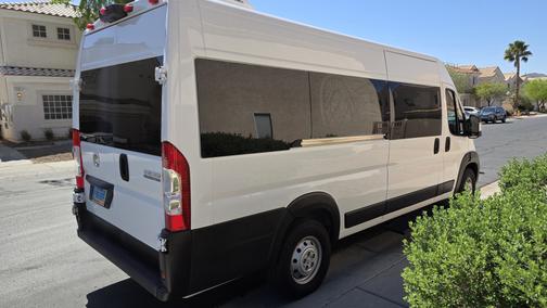 White 2023 RAM ProMaster 3500 Window Van High Roof