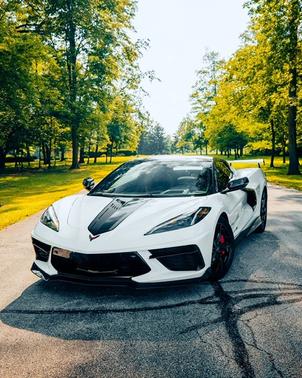White 2022 Chevrolet Corvette Stingray w/3LT