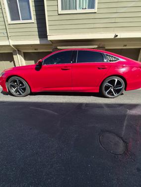 Red 2019 Honda Accord Sport