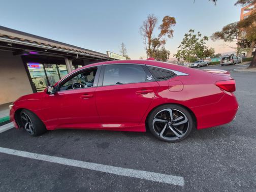 Red 2019 Honda Accord Sport
