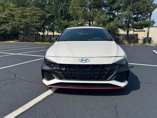 White 2023 Hyundai ELANTRA N Base