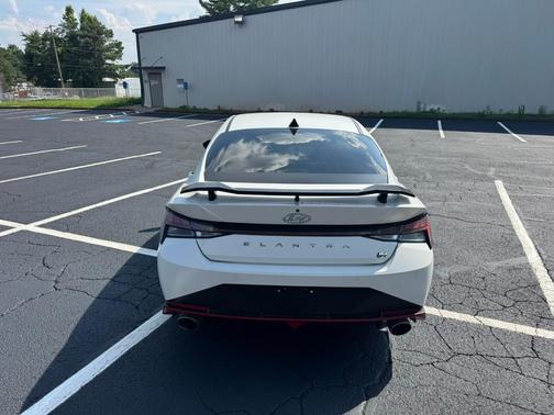 White 2023 Hyundai ELANTRA N Base