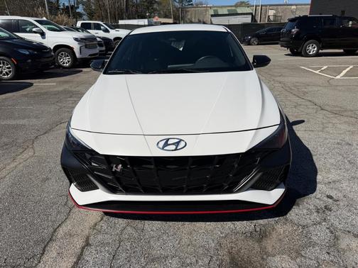 White 2023 Hyundai ELANTRA N Base