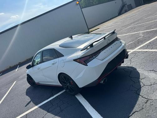 White 2023 Hyundai ELANTRA N Base
