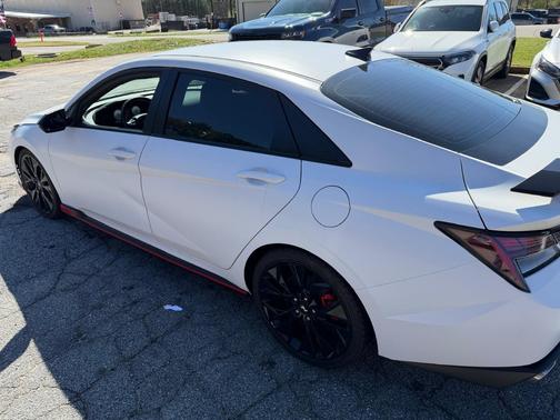 White 2023 Hyundai ELANTRA N Base