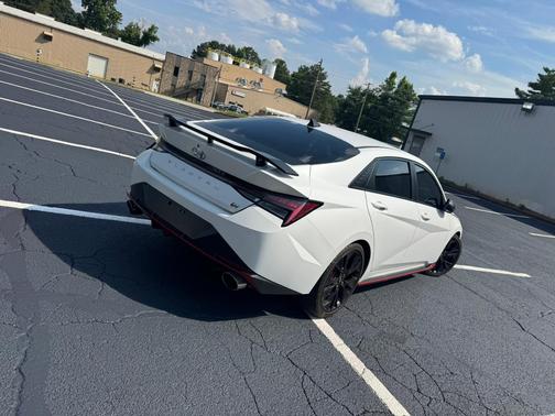 White 2023 Hyundai ELANTRA N Base