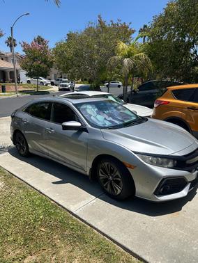 Silver 2017 Honda Civic EX