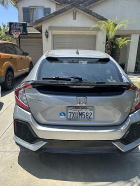 Silver 2017 Honda Civic EX