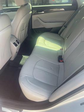 White 2019 Hyundai SONATA Limited