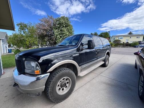 Black 2002 Ford Excursion Limited Ultimate
