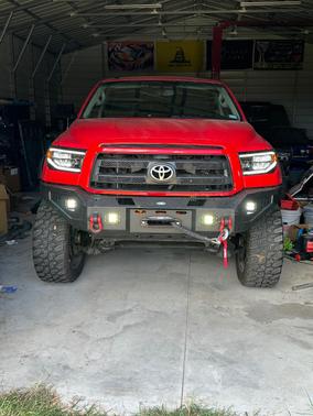 Red 2010 Toyota Tundra Grade