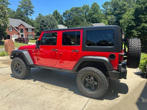 Red 2017 Jeep Wrangler Unlimited Rubicon