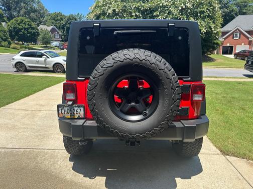 Red 2017 Jeep Wrangler Unlimited Rubicon