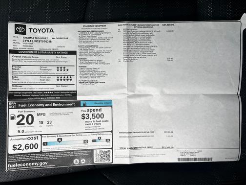 2025 Toyota Tacoma TRD Sport