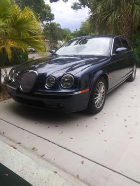 Blue 2006 Jaguar S-Type 3