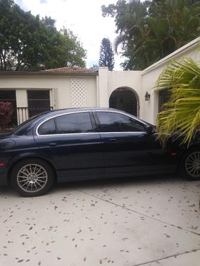 Blue 2006 Jaguar S-Type 3