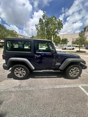 Blue 2013 Jeep Wrangler Sport