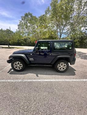 Blue 2013 Jeep Wrangler Sport