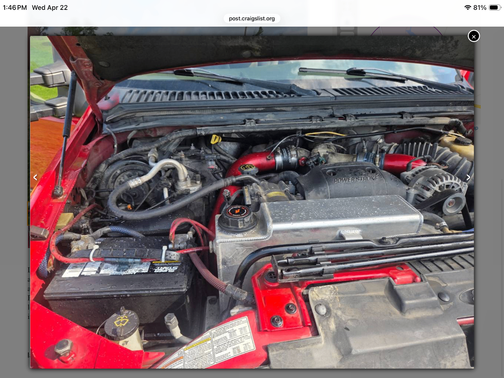 Red 2000 Ford F-250 Lariat Crew Cab Super Duty