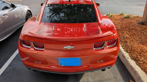 Orange 2012 Chevrolet Camaro 2LS